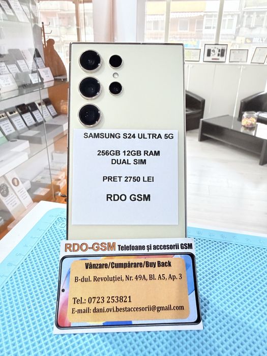 Samsung S24 Ultra 5G 256gb Dual Sim/Garantie/Ca NOU