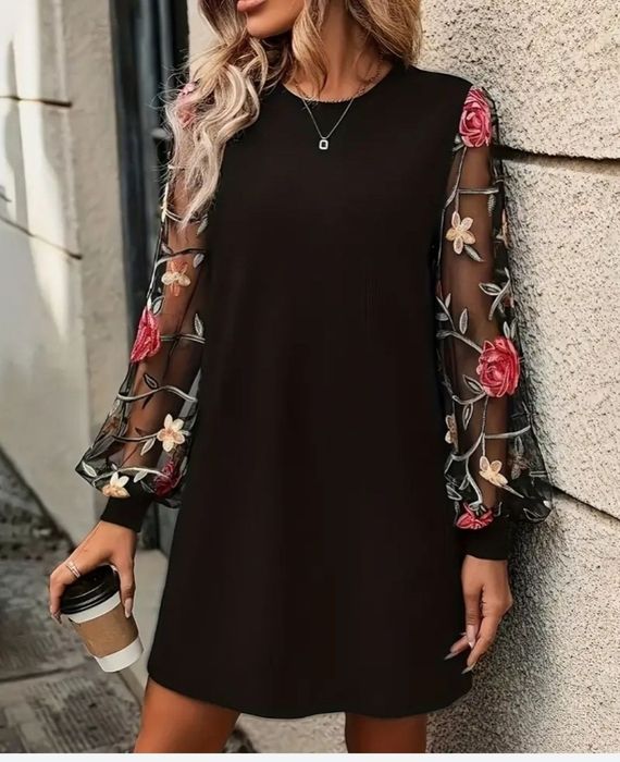 Платье новое нарядные евро стиль выше колена размер 50