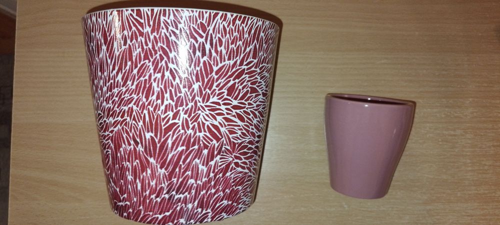 сервиз кафе, порцеланови чаши, купа Маги, керамична кашпа и саксия