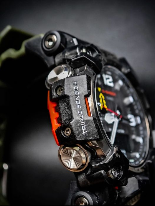 Casio G-Shock Mudmaster GWG-2000 cu cutie originală - Carbon Triple Sensor