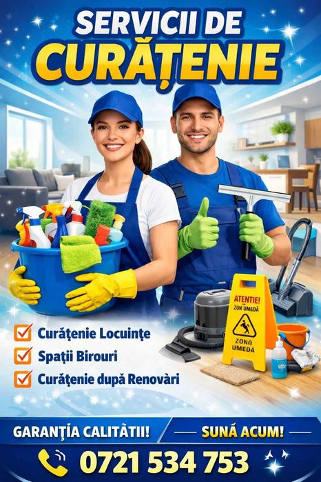 Prestari servicii curatenie Bucuresti/Ilfov