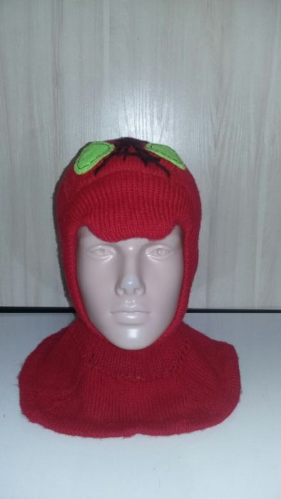 Шапка человек паук спайдермен шапочки для девочки и мальчика