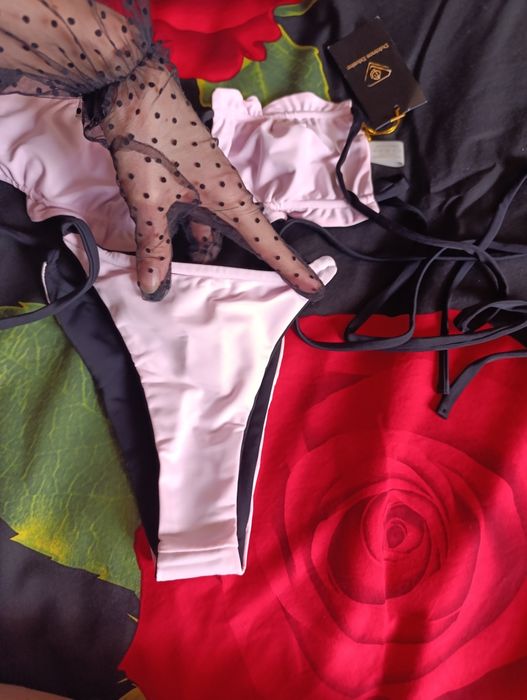 Купальник 2 в 1,два цвета в одном купальнике