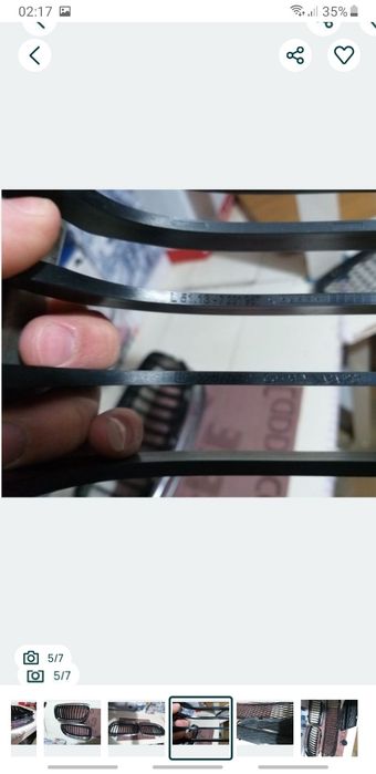 Grilaze Nari Bara Fata BMW E90 E91 Facelift OEM originale Crom