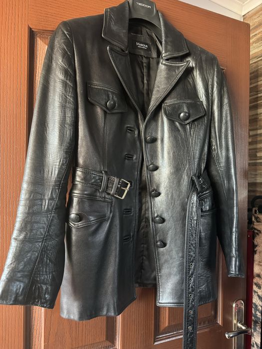 Кожено яке с колан