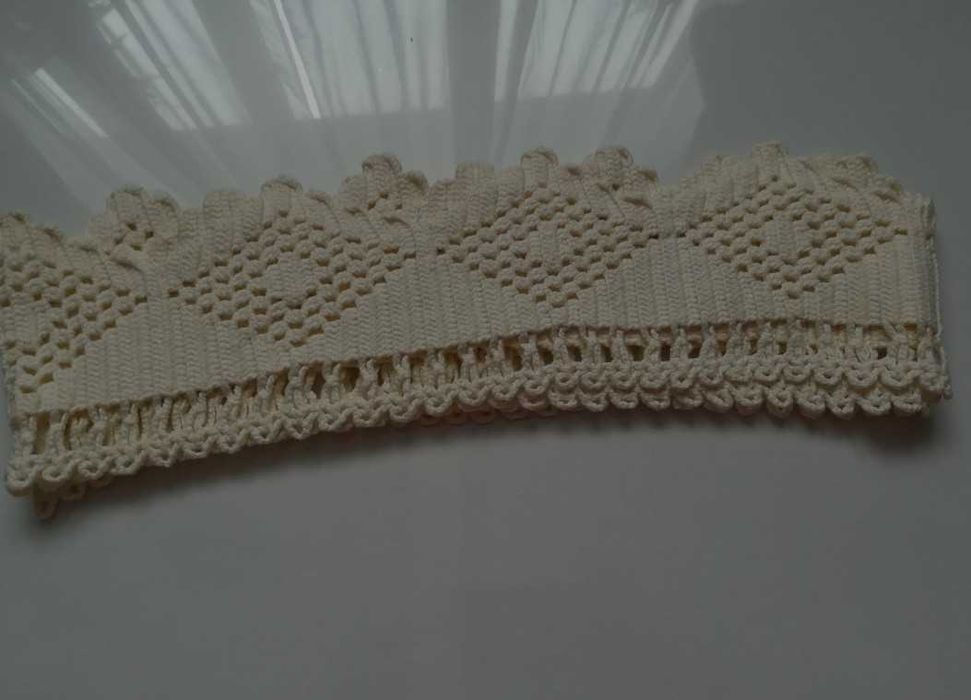 Hand made bordura 180 cm colt  cerceaf vechi decoratiune