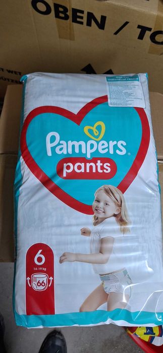 Продавам цял пакет Pampers pant 6, 66бр.