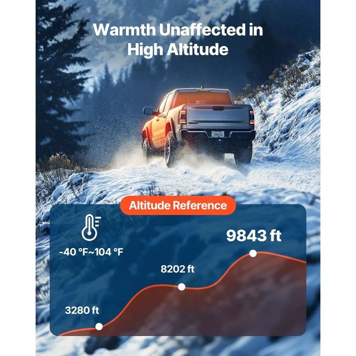 Vevor încălzitor diesel pe motorină 12v, 8kw bluetoot,