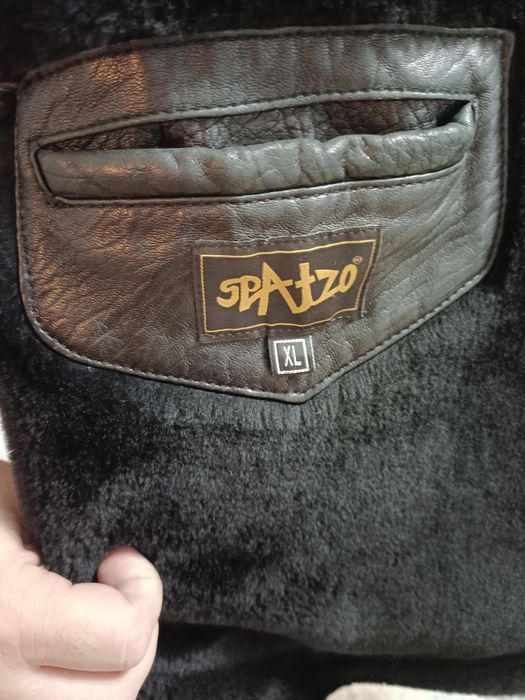 Кожаная мужская куртка