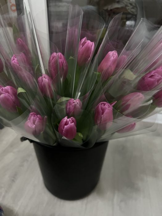 Тюльпаны по 650 с оформлением