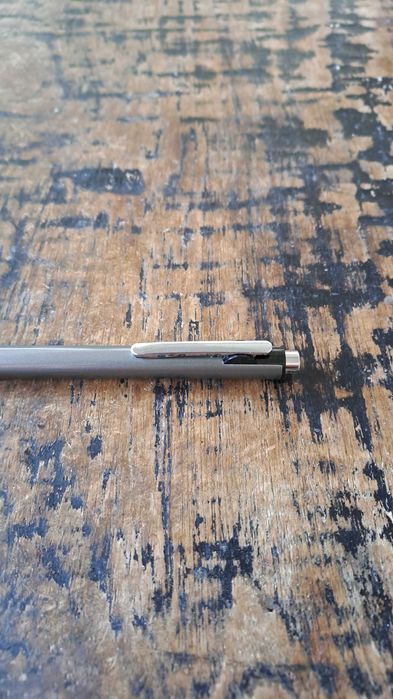 химикалка Пеликан сиво платинен металик в метална кутия, Peliкan Snap