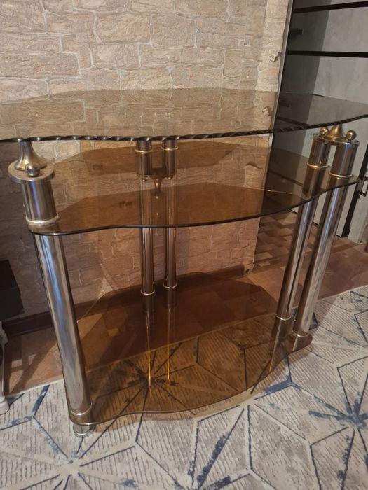 Продам стеклянный столик