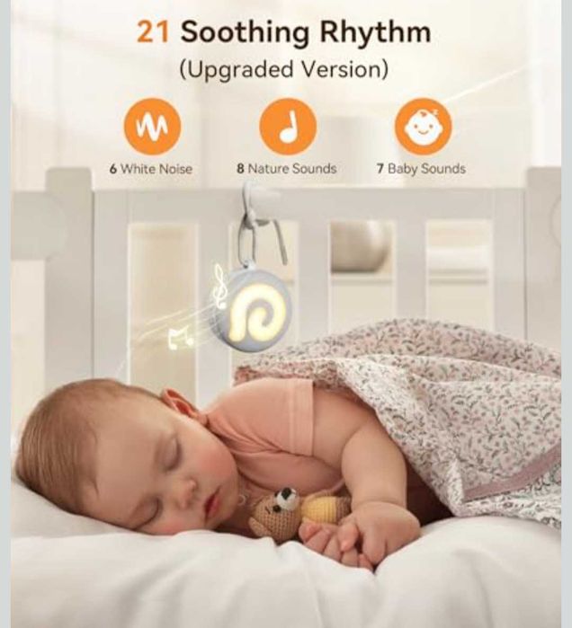 Dreamegg машина за бял шум D11 преносима нощна светлина за бебета,деца