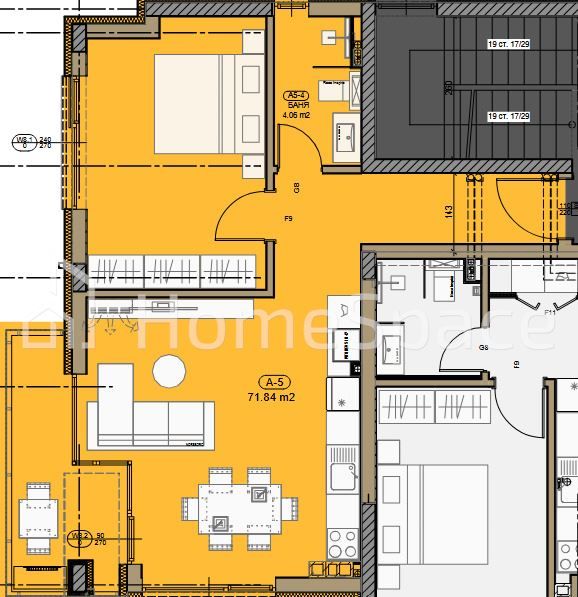 Продава се Двустаен апартамент в София, Горна баня - 71 кв.м за 2328 €/кв.м - Снимка #3