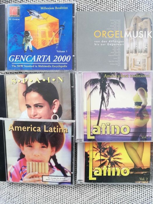 Компакт дискове класика, латино