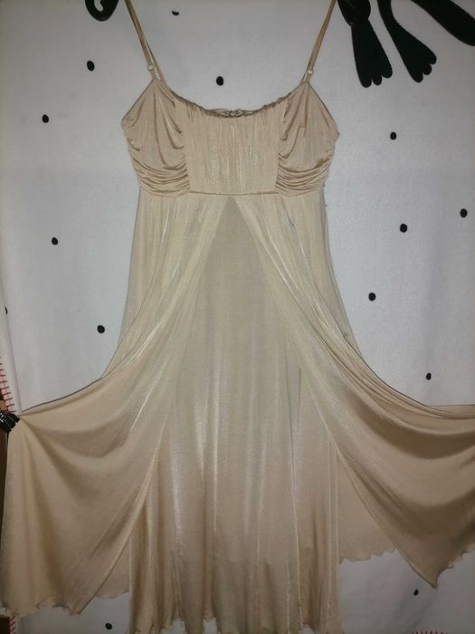 Rochie de brand Paola Frani, cu matase naturala in compozitie mas S