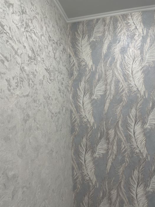 Поклейка обоев от 500 тг