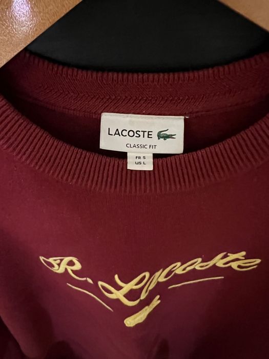 Свитер Lacoste шерстяной, размер L