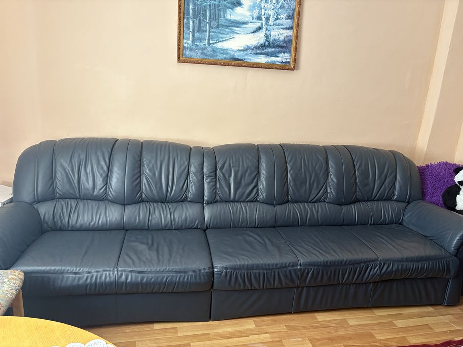 Canapea piele sufragerie