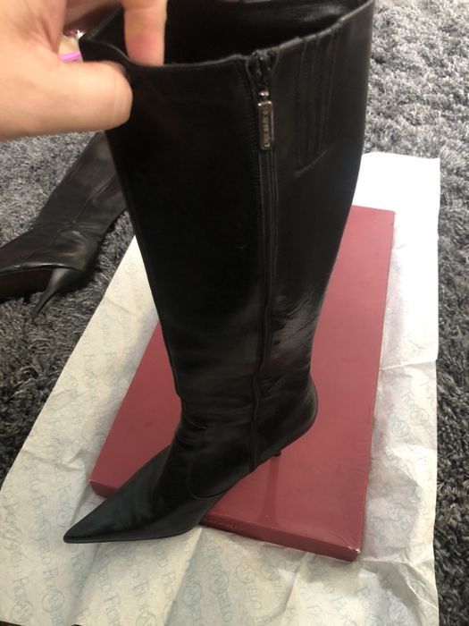 Cizme piele naturala,inalte,marca Fiorangelo