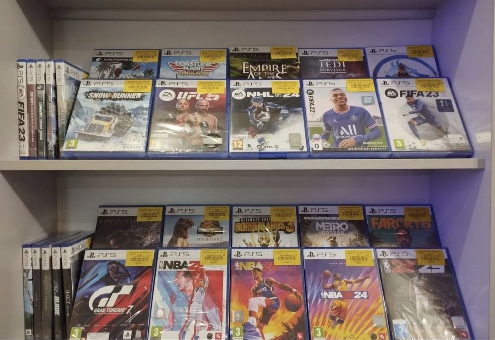 Диски для ps5 новые и б/у есть