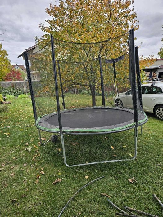 Trambulina Zipro Jump Pro, cu plasa de protectie, 312 cm