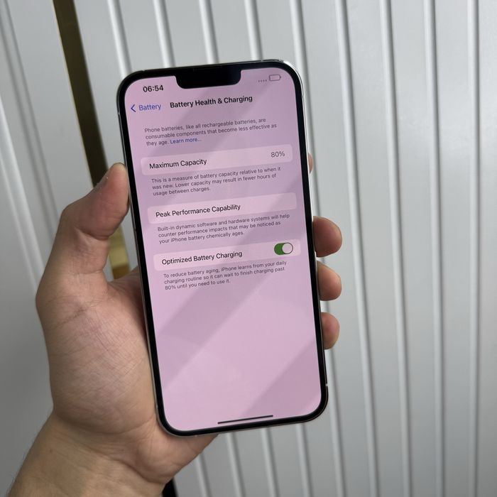 iPhone 13 ProMax 128Gb White Akk: 80% Radnoy