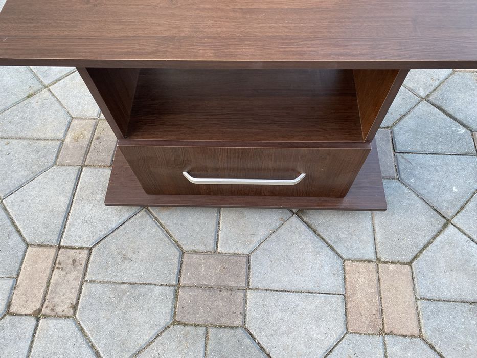 Masă de cafea cu sertar pe roți