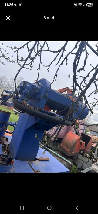 Кран за почистване на септични ями