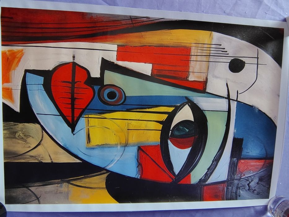 Pictură, tablou, tapet nou, artă abstractă