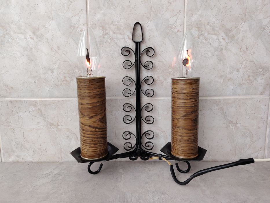 Настенный светильник бра "Свечи" СССР