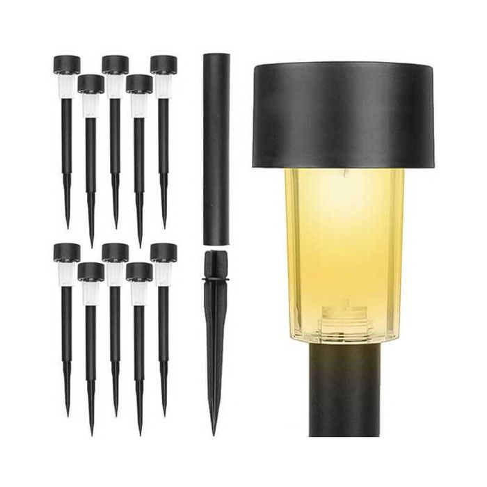 Соларни градински лампи – 10 бр. Gardlov, автоматично включване