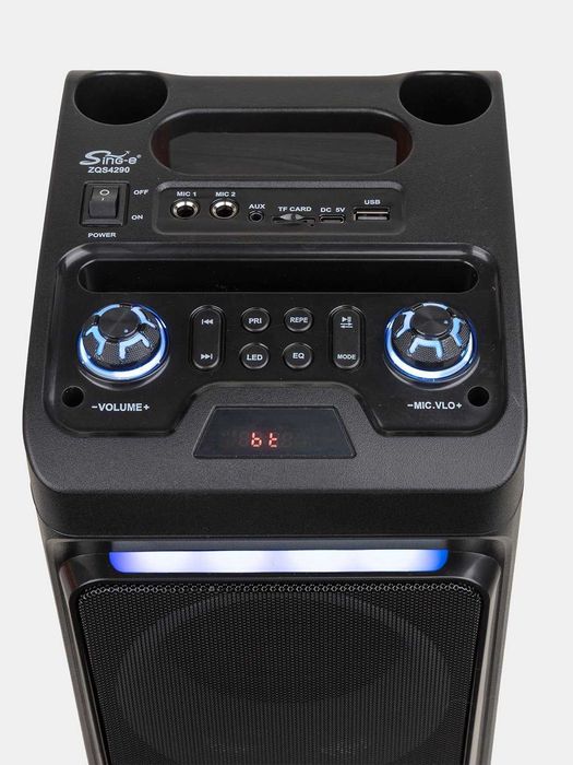 Bluetooth колонка караоке 2 микрофона