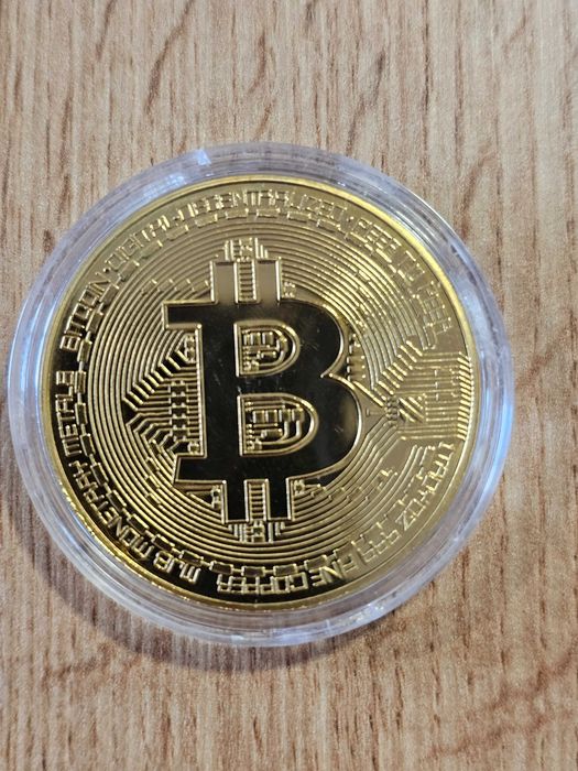 Биткойн монета | Bitcoin | сувенирна колекционерска декоративна|позлатени/посребрени монети| подарък