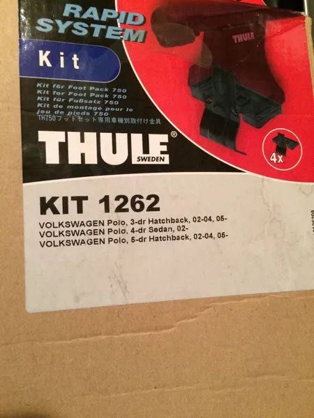 Универсални греди за багаж Thule Aero за коли без фабр.точки за монтаж