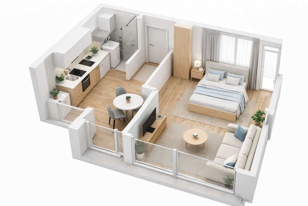 Едностаен апартамент в Кършияка