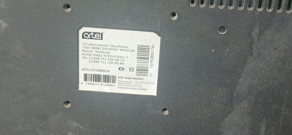 Televizor 24 artel arzon narxda