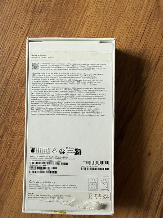 Iphone 16 Pro max 256