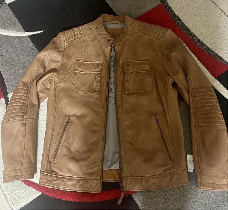 Geaca piele naturală