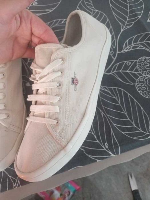 GANT tenisi albi de vara, marime 41