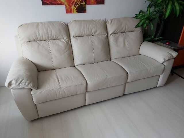 Кожен диван с релакс функция като нов