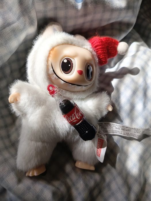 Мягкая игрушка Лабубу  с Coca Cola 1шт