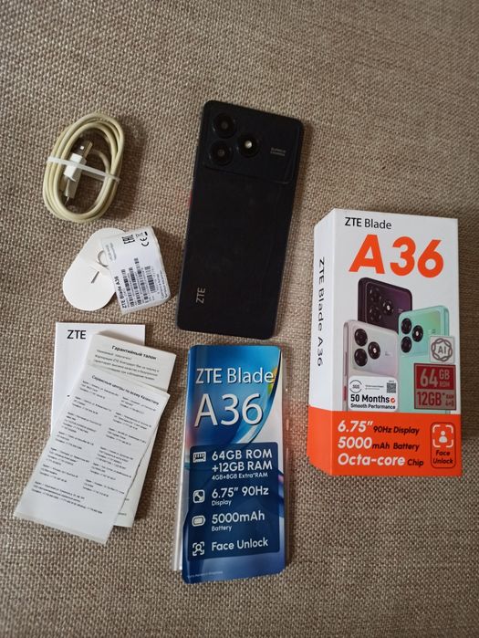 ZTE blade a36 12/64 gb