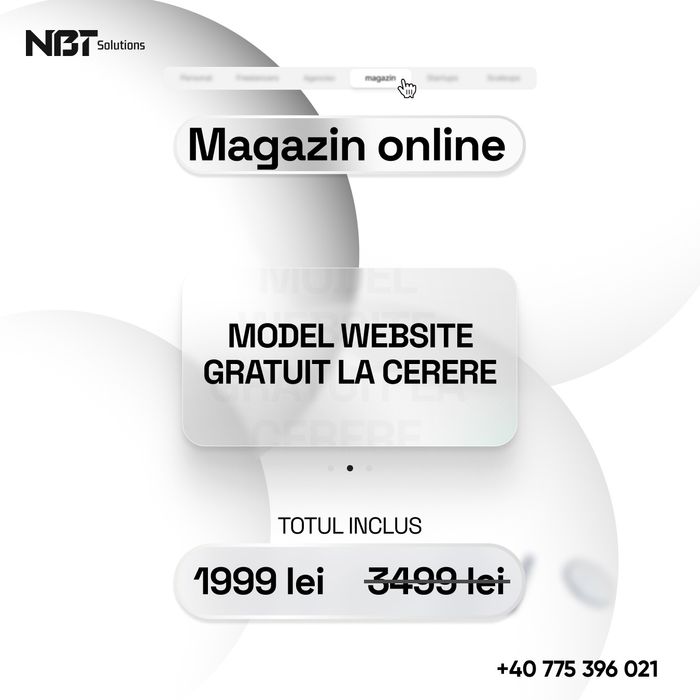 MODEL WEBSITE GRATUIT - Vezi Inainte Sa Platesti