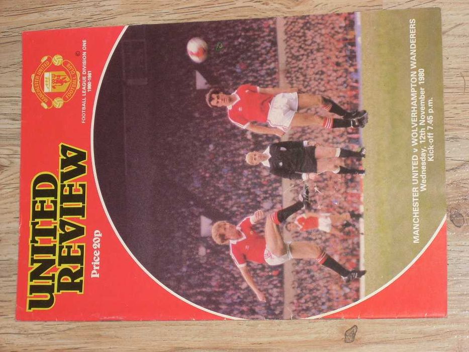 Манчестър Юнайтед оригинални английски футболни програми 1975/76-1980