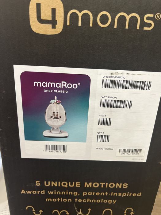 Електрическа бебешка люлка - 4moms mamaRoo5