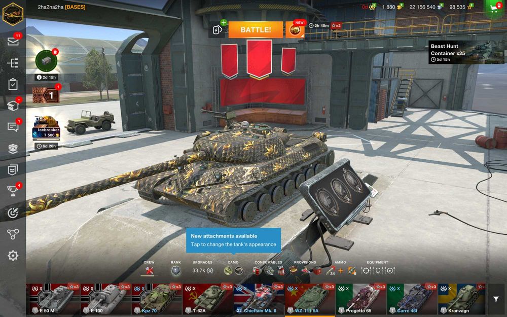 Аккаунт WoT Blitz