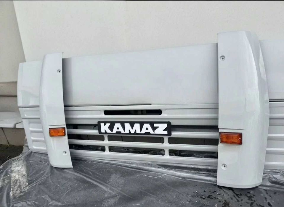 Панель КАМАЗ-ЕВРО облицовки радиатора (Капот железный на КамАЗ).