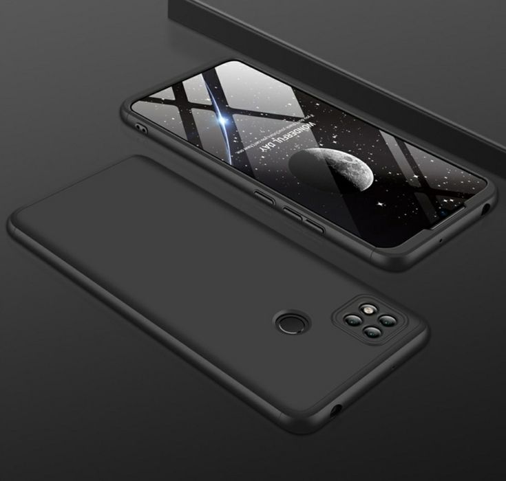 Кейс 360° Градуса Мат за Xiaomi Redmi 9C / 9C NFC + стъклен протектор