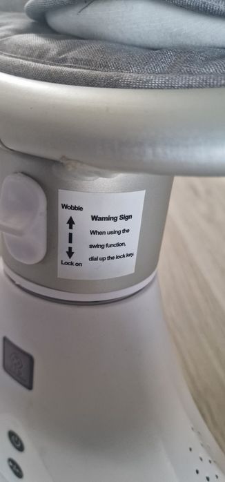 Leagan Electric Multifunctional bebeluși cu acoperiș rabatabil